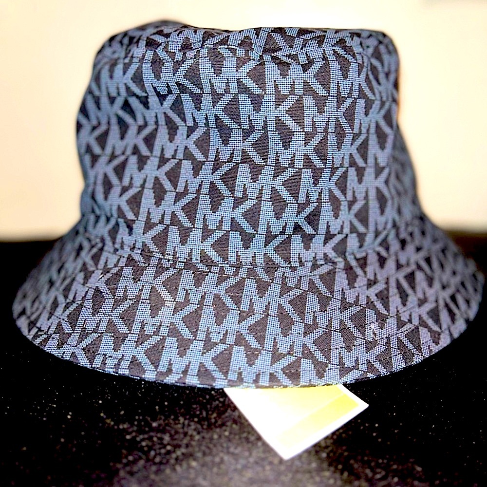Michael Kors Black And Gray Bucket Hat (Unisex)
